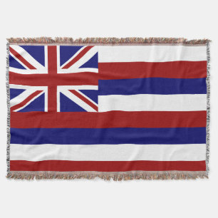 Hawaii flag throw blanket