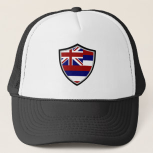 Hawaii flag trucker hat