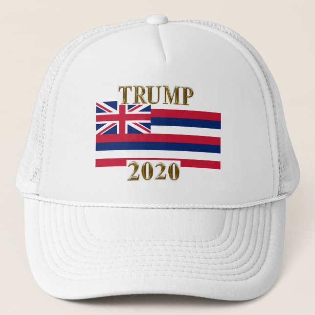 HAWAII FLAG TRUCKER HAT (Front)