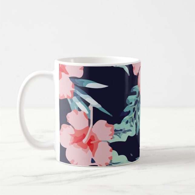 Hawaii Floral Coffee Mug (Left)