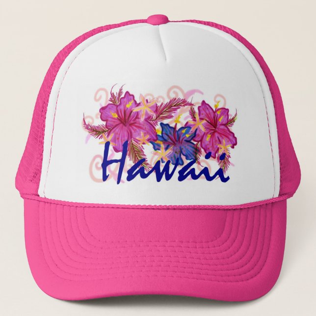 Hawaii flower hat (Front)
