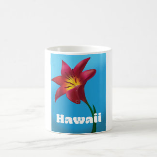 Hawaii Flower Travel print Coffee Mug