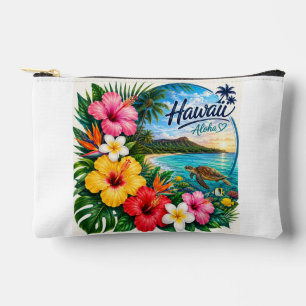 Hawaii Flowers Accessory Pouch