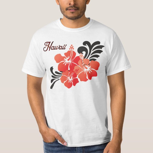 Hawaii Flowers T-Shirt (Front)