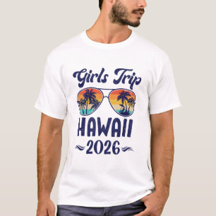 Hawaii Girls Trip Beach Vacation 2026 Matching Gro T-Shirt