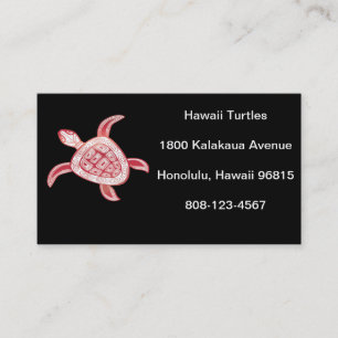Hawaii Green Sea Turtle Business Card