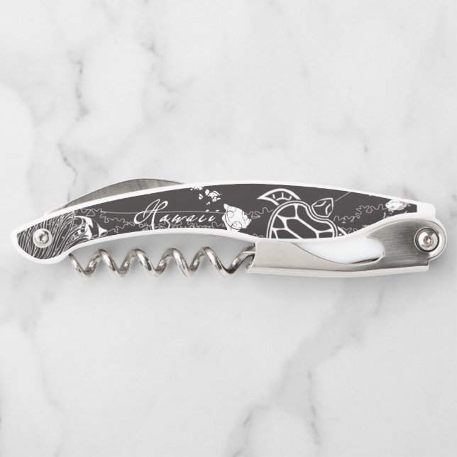 Hawaii Green Sea Turtle Corkscrew (Back)