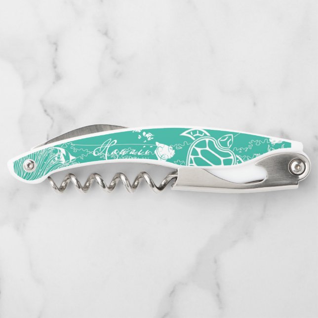 Hawaii Green Sea Turtle Corkscrew (Back)