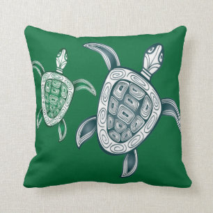 Hawaii Green Sea Turtle Cushion