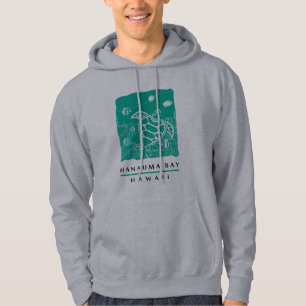 Hawaii Green Sea Turtle - Hanauma Bay Hoodie