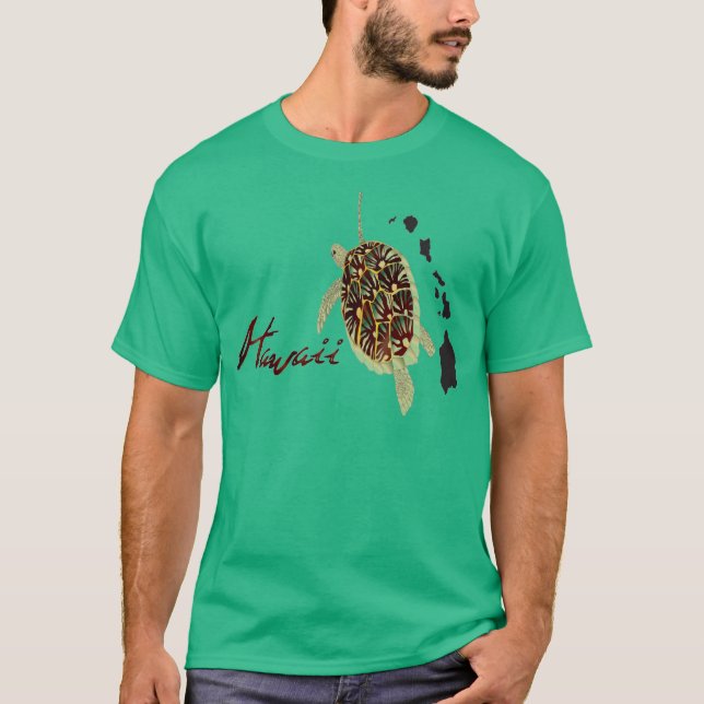 Hawaii Green Sea Turtle T-Shirt (Front)
