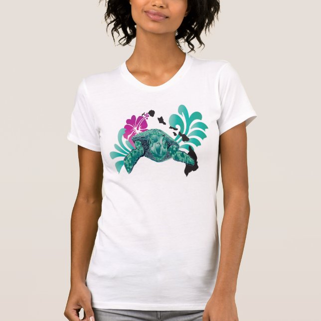 Hawaii Green Sea Turtle T-Shirt (Front)