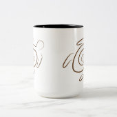 Hawaii Green Sea Turtle Two-Tone Coffee Mug (Center)