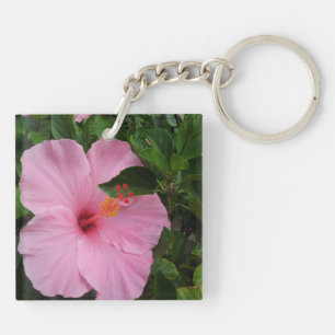 Hawaii Hanauma Bay Hibiscus Flowers Key Ring