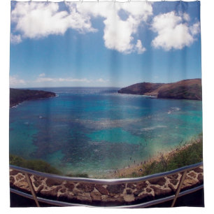 Hawaii Hanauma Bay Nature Preserve Shower Curtain