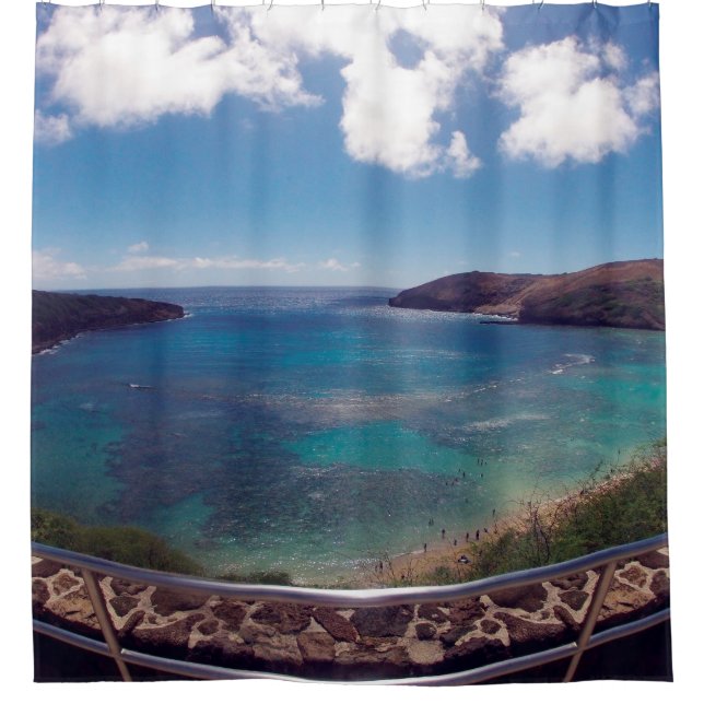 Hawaii Hanauma Bay Nature Preserve Shower Curtain (Front)