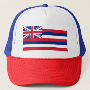 Hawaii, Hawaiian Aloha Paradise State Flag Trucker Hat
