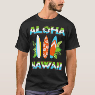 Hawaii Hawaiian Beach Aloha Summer Vacation Gifts T-Shirt