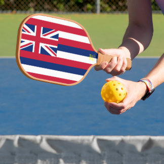 Hawaii Hawaiian Flag  Pickleball Paddle