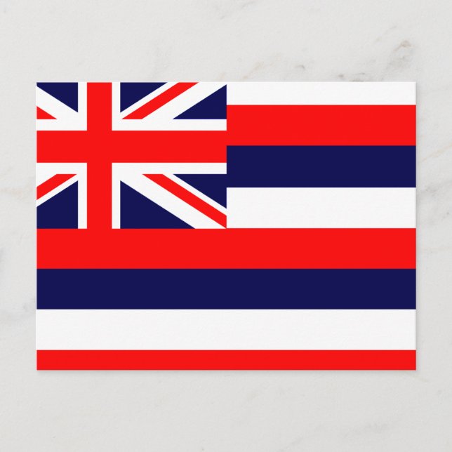 HAWAII / HAWAIIAN FLAG POSTCARD (Front)