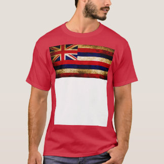 Hawaii Hawaiian Flag Vintage Rustic T-Shirt