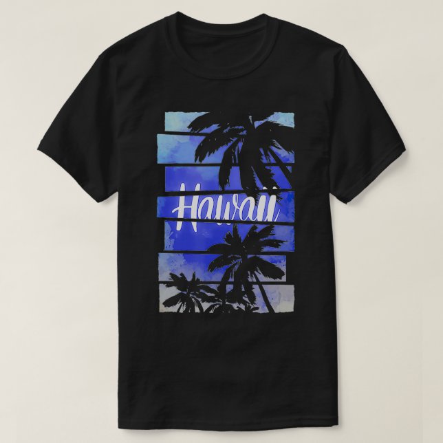 Hawaii Hawaiian Flower Aloha Maui Matching Family  T-Shirt (Design Front)