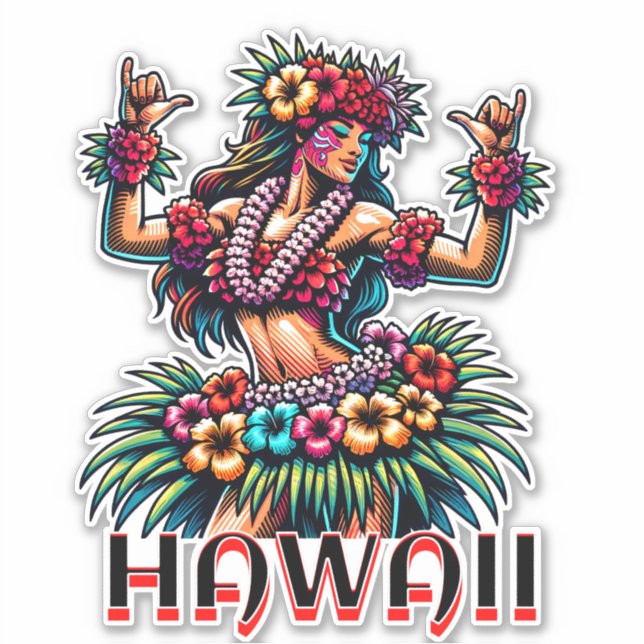 Hawaii | Hawaiian Hula Dancer  (Front)