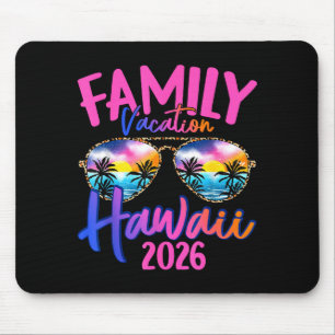 Hawaii Hawaiian Vacation 2026 Souvenir Matching Fa Mouse Mat