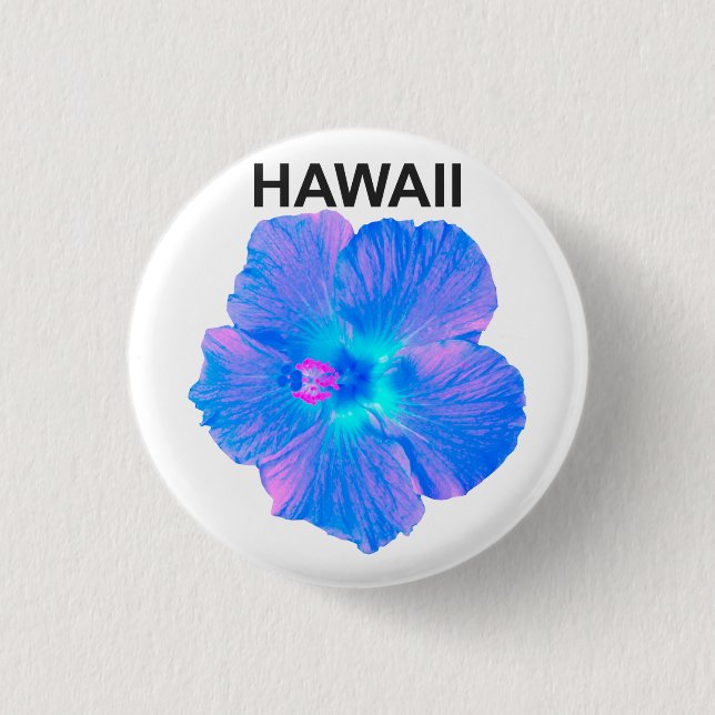 Hawaii Hibiscus 3 Cm Round Badge (Front)