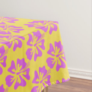 Hawaii Hibiscus flower floral pattern tablecloth