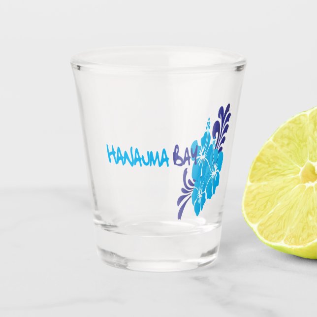 Hawaii Hibiscus Shot glass (Front)