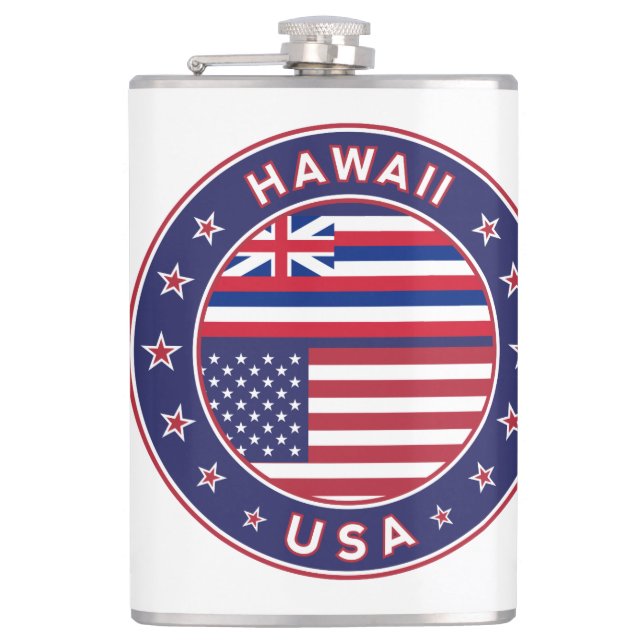 Hawaii Hip Flask (Front)