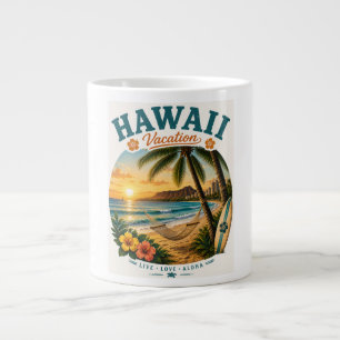 Hawaii Holiday Large Coffee Mug