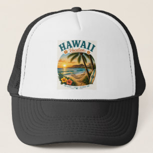 Hawaii Holiday Trucker Hat
