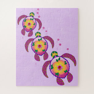 Hawaii Honu Sea Turtles Jigsaw Puzzle