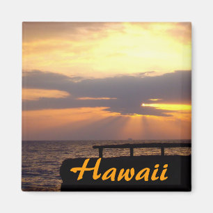 Hawaii Horizon Sunset Magnet