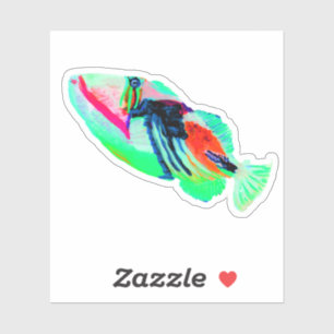 Hawaii Humu Humu Fish Under the Sea Sticker