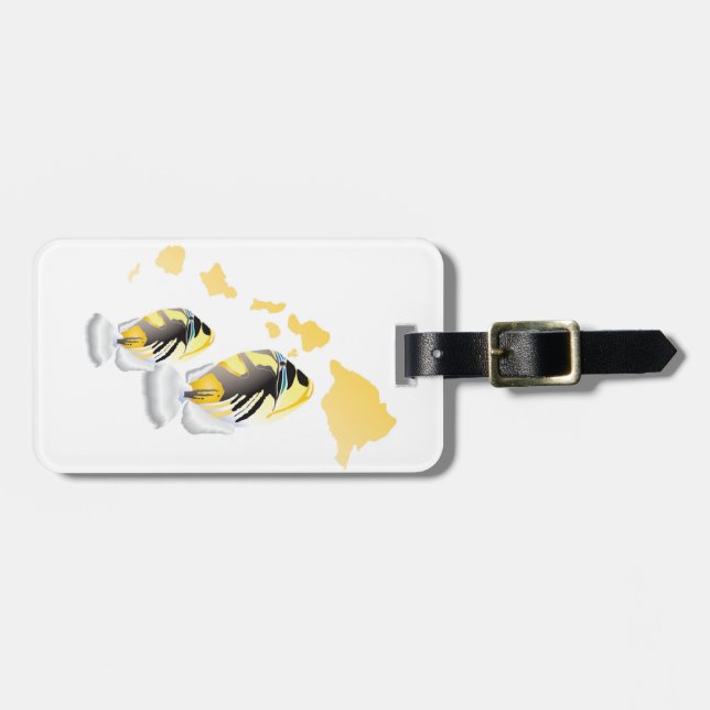 Hawaii Humuhumunukunukunukuapua'a Luggage Tag (Front Horizontal)