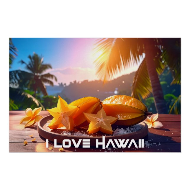 HAWAII - I LOVE HAWAII POSTER (Front)