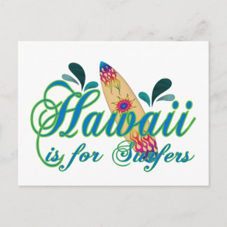 Hawaii is for Surfers Postcard