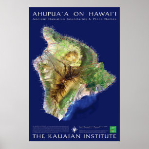 Hawaii Island Ahupuaa Poster