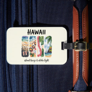 Hawaii – Island Breeze & Aloha Light  Luggage Tag