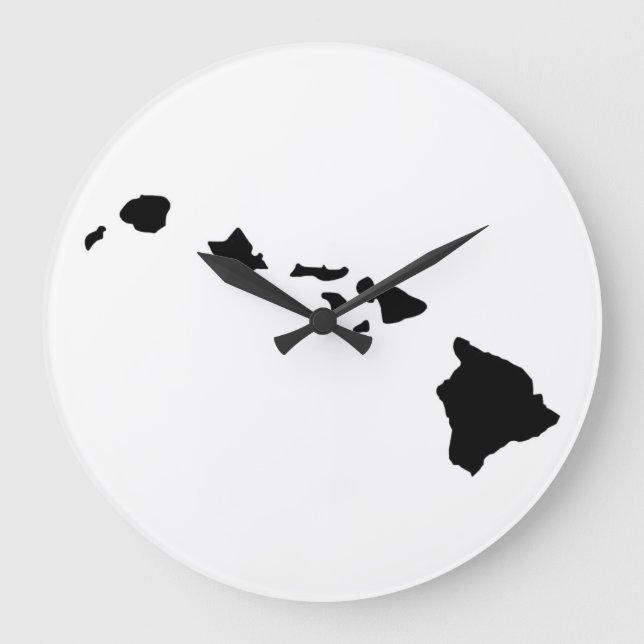 Hawaii Island Chain Clock (Front)