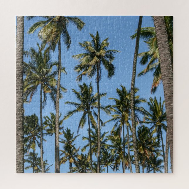 Hawaii Island Travel Exotic Beach Palm Trees Jigsaw Puzzle (Vertical)