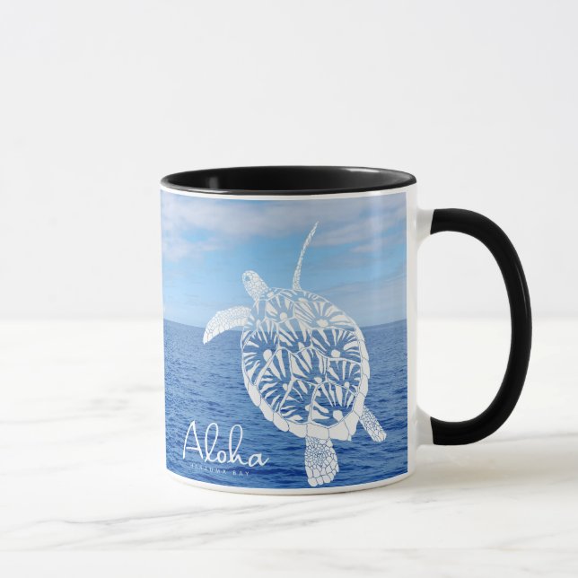 Hawaii Islands Aloha Turtle Mug (Right)