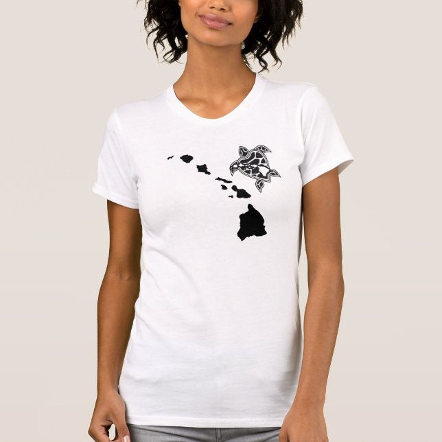 Hawaii Islands Chain - Hawaii Turtle T-Shirt (Front)