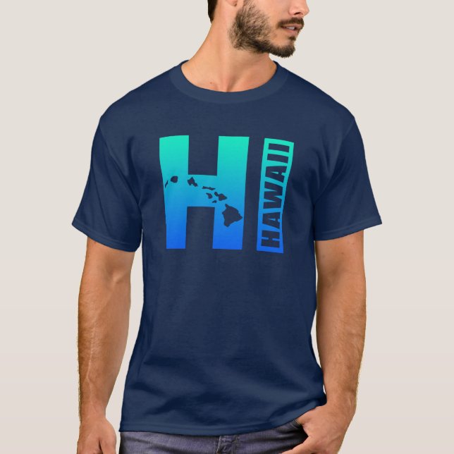Hawaii Islands - HI T-Shirt (Front)