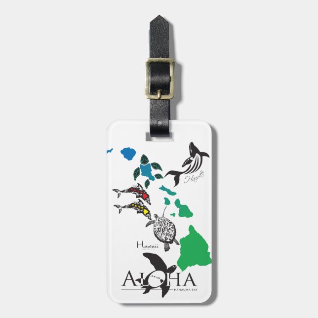 Hawaii  Islands Luggage Tag (Front Vertical)