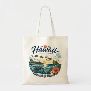 Hawaii Islands Tote Bag