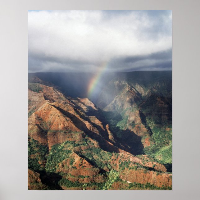 Hawaii, Kauai, Waimea Canyon State Park Poster (Front)